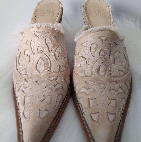 🌟HP x3🌟DADA Firenze~Italian Leather Mules - Picture 10 of 12